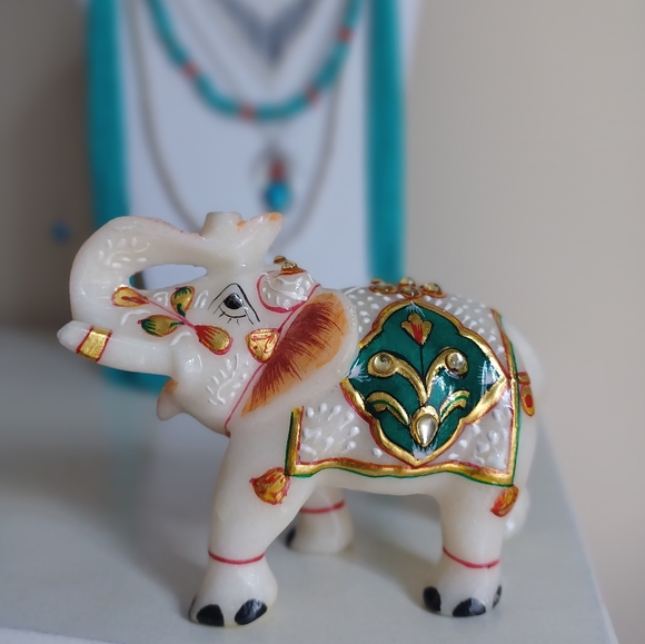 Marble Elephant Hand Crafted - Picture 9 of 16
